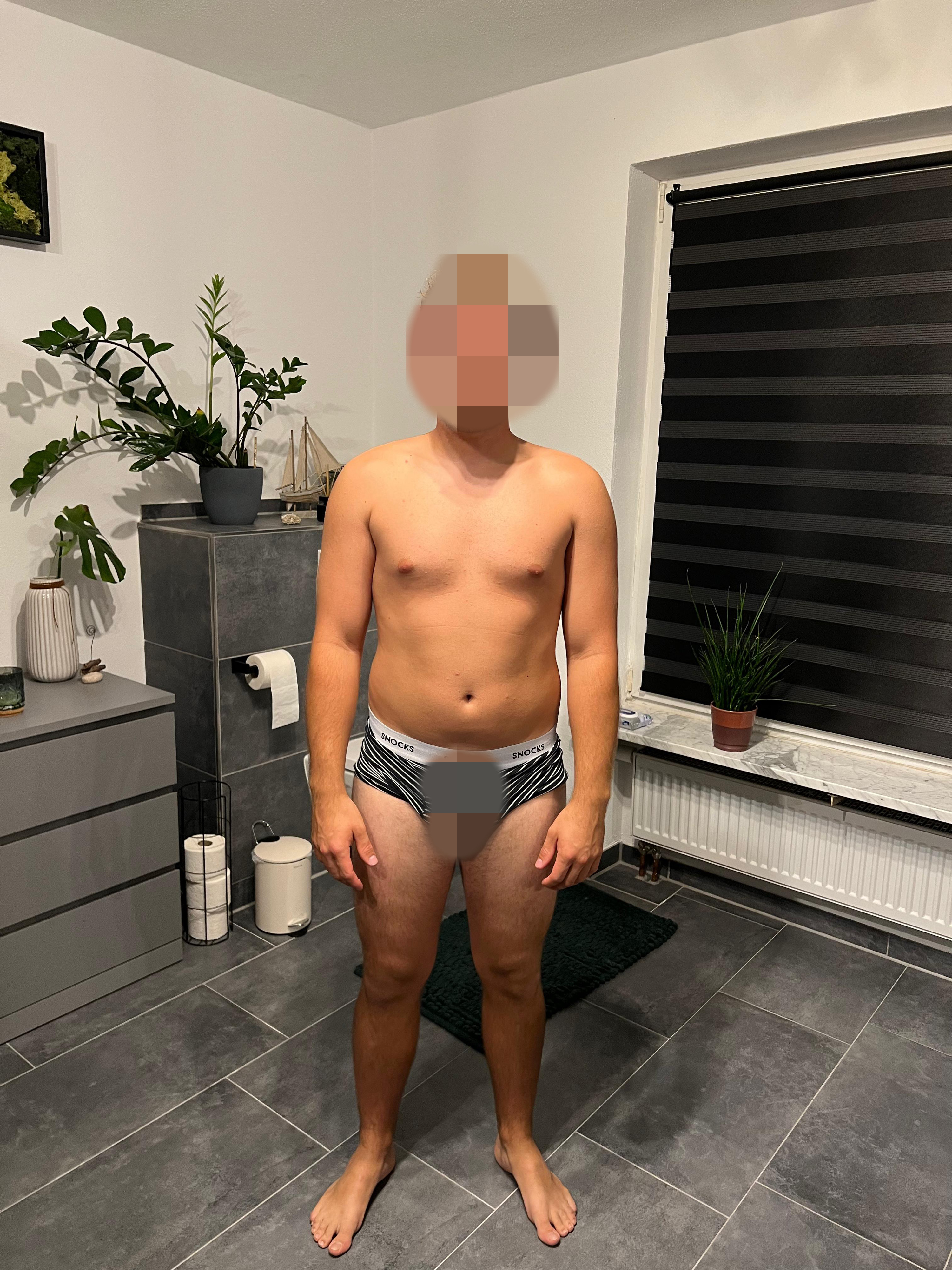 Transformation vorher — Frontansicht