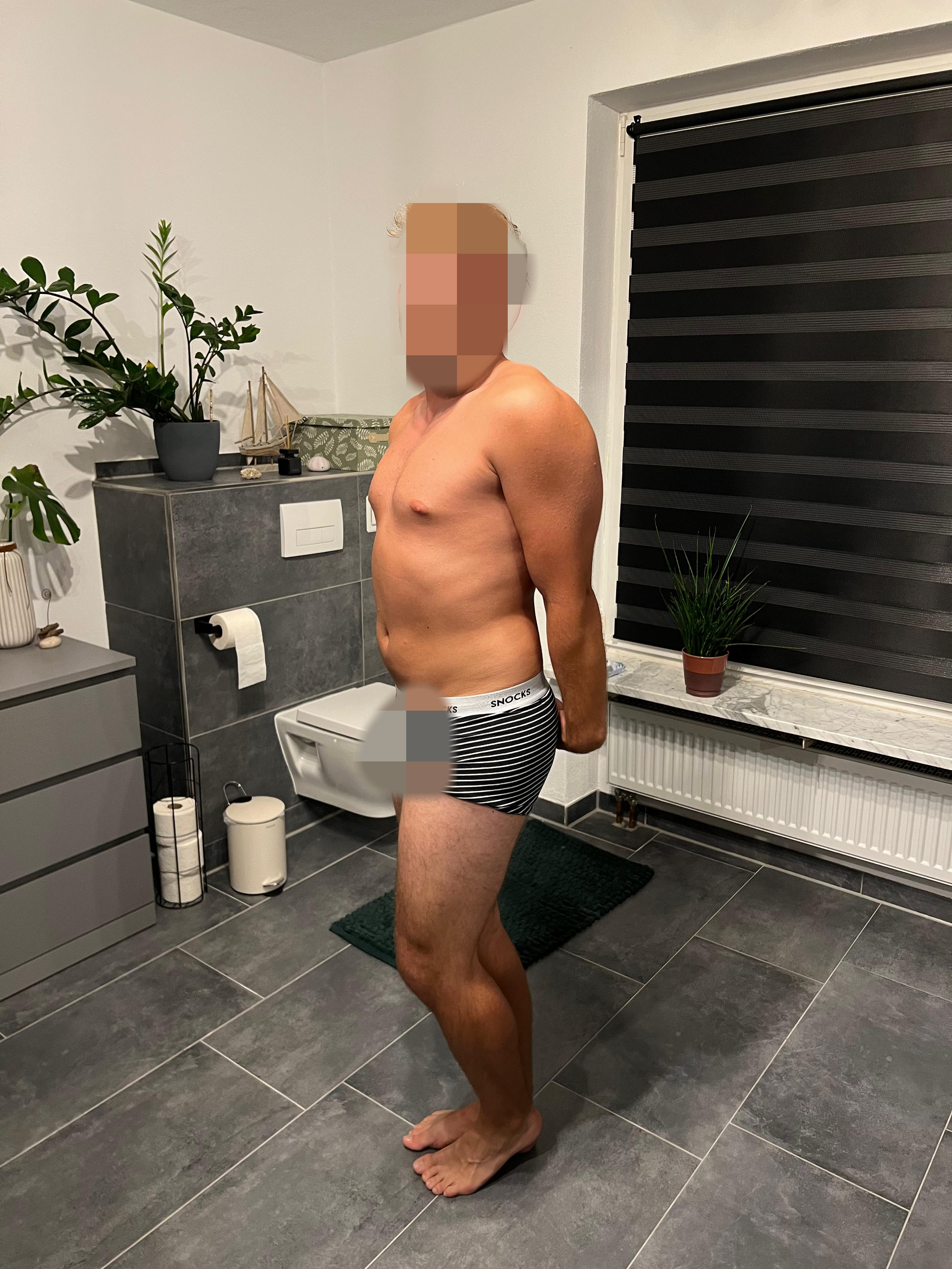Transformation vorher — Profilansicht